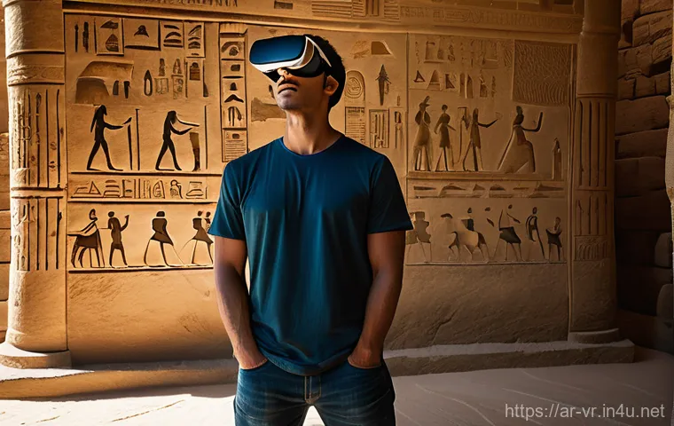 가상현실 디자인 프로세스 - An individual, dressed in casual yet stylish attire (like a well-fitted t-shirt and jeans), stands m...