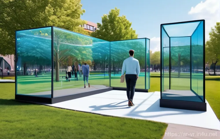 가상현실 디자인 프로세스 - A professional VR experience designer, a person of diverse ethnicity (e.g., a woman with dark, curly... 가상현실 디자인 프로세스 - A professional VR experience designer, a person of diverse ethnicity (e.g., a woman with dark, curly...