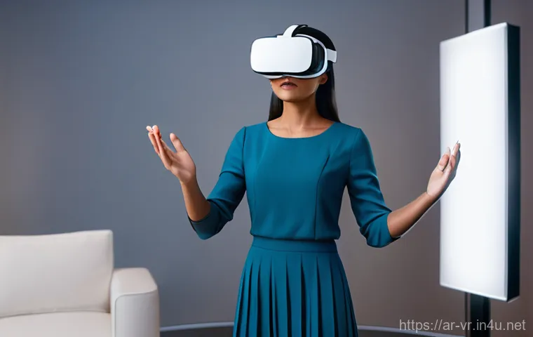 VR 쇼핑몰 - **Prompt:** A young adult woman, elegantly dressed in modest, modern attire, is seen wearing a sleek... VR 쇼핑몰 - **Prompt:** A young adult woman, elegantly dressed in modest, modern attire, is seen wearing a sleek...