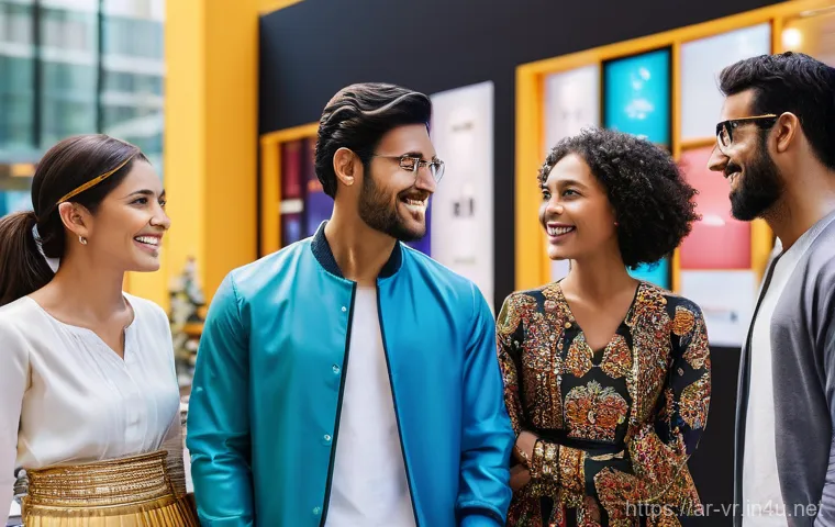 VR 쇼핑몰 - **Prompt:** A stylish female avatar, with realistic features and modest attire (e.g., a flowing dres... VR 쇼핑몰 - **Prompt:** A stylish female avatar, with realistic features and modest attire (e.g., a flowing dres...